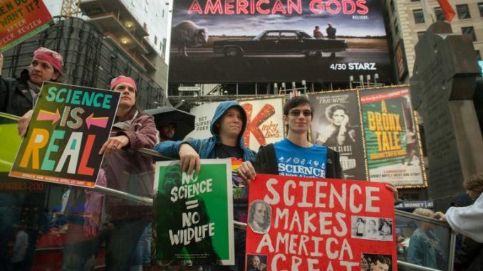 Des milliers de manifestants aux Etats-Unis pour la science