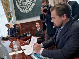 Leonardo DiCaprio et le président du Mexique signent un accord pour sauver une espèce de marsouins