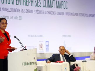 Mme Bensalah Chaqroun lors du Forum « Entreprises Climat Maroc »