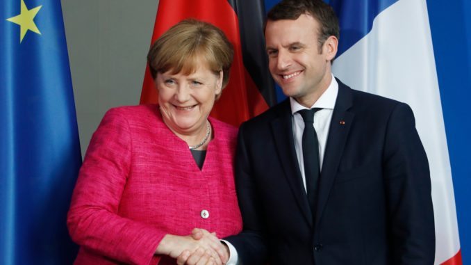 Le duo Merkel-Macron surnommé M&M par la presse allemande Le duo Merkel-Macron surnommé M&M par la presse allemande