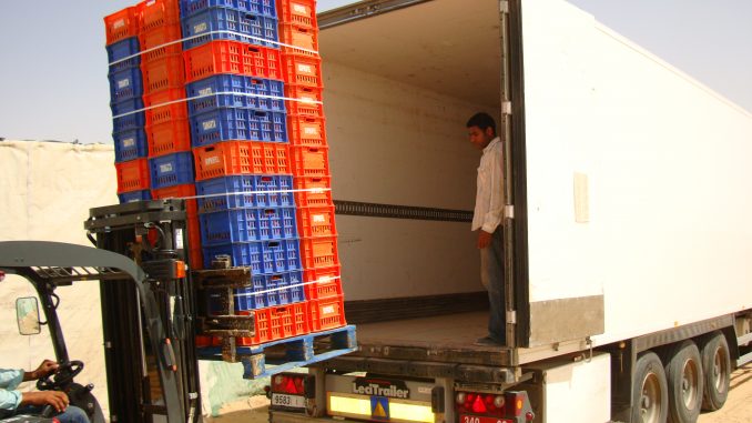 les exportations de fruits et légumes frais