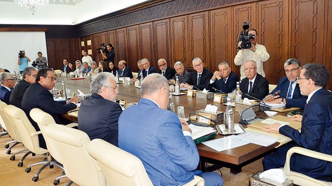 Le Conseil de gouvernement Marocain Le Conseil de gouvernement Marocain