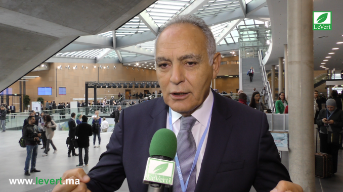 Le président de la COP22, Salaheddine Mezouar