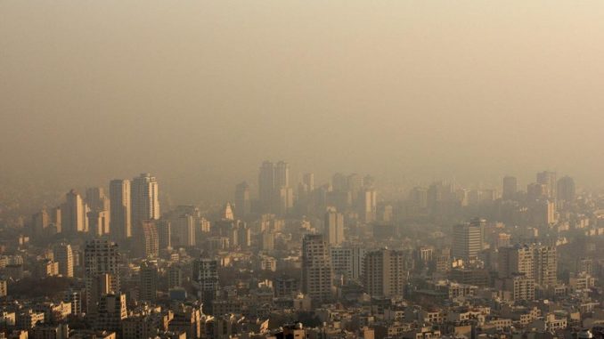 Pic de pollution en Iran Pic de pollution en Iran
