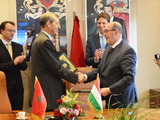 Dr Abdeladim LHAFI et l’Ambassadeur de la Hongrie Monsieur Miklos Eric TROMLER
