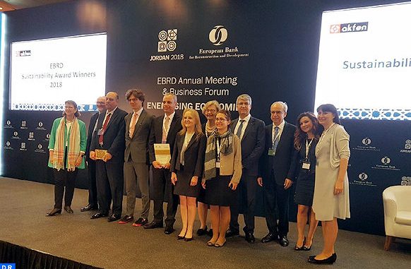 Le Maroc remporte le prix "EBRD Sustainability awards 2018”