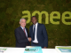 Saïd Mouline, Directeur Général de l’AMEE et de M. Bachir Ismaël Ouedraogo, Ministre des Mines