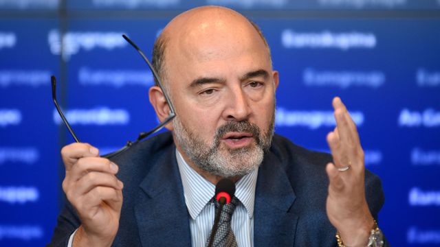 le commissaire européen chargé des affaires économiques et financières, fiscalité et douanes, Pierre Moscovici.
