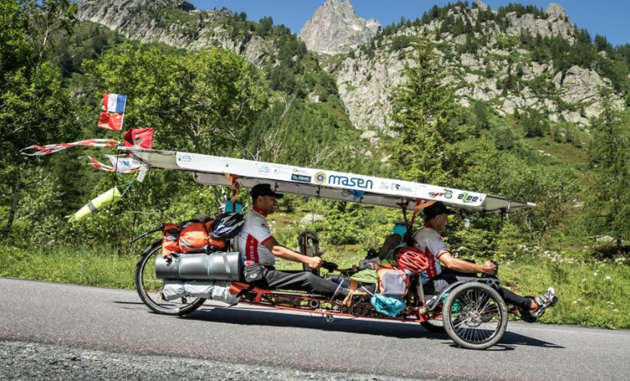Inédit : Deux marocains parviennent à relier la Chine avec des vélos solaires