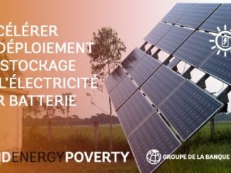 La Banque mondiale : stockage de l’électricité des énergies renouvelables