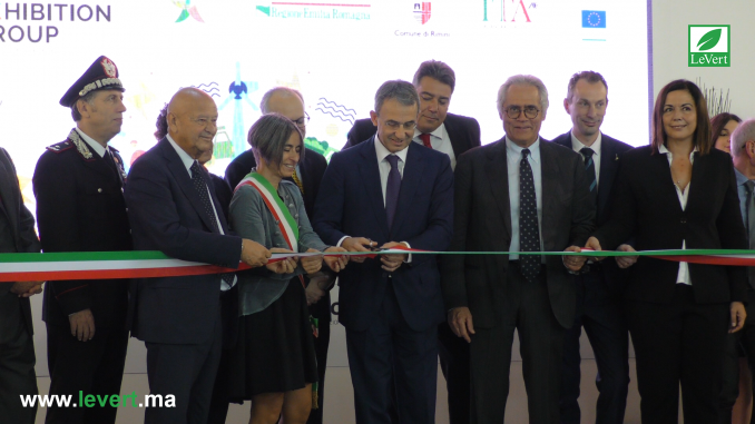 Inauguration du salon internationale Ecomondo 2018 Le ministre italien de l’Environnement, Sergio Costa