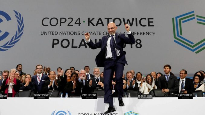 Katowice (Pologne), samedi 15 décembre. Le président de la COP24 Michal Kurtyka