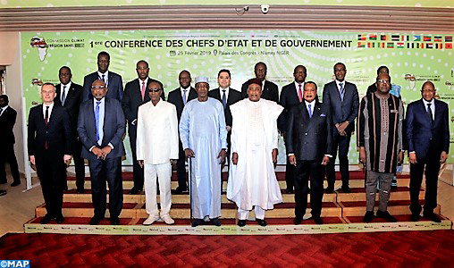 Les Chefs d’Etat de la Commission climat pour le Sahel saluent le rôle « pionnier » de SM le Roi