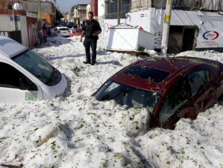 Du jamais vu : La grêle s'abat sur le Mexique à 31°C !