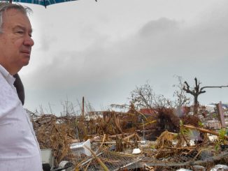 António Guterres à Abacos, aux Bahamas,