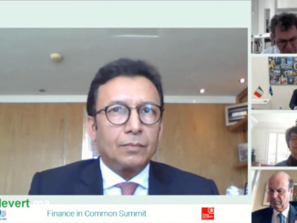 M. Hamid TAWFIKI -administrateur directeur général de CDG Capital- lors de sa participation au Premier Sommet Mondial des banques publiques de développement