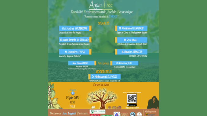 Argan Tree خبراء مغاربة وإيطاليين ينظمون ندوة دولية حول موضوع: شجرة الأرغان