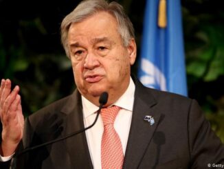 Antonio Guterres : Le secrétaire général de l’ONU.