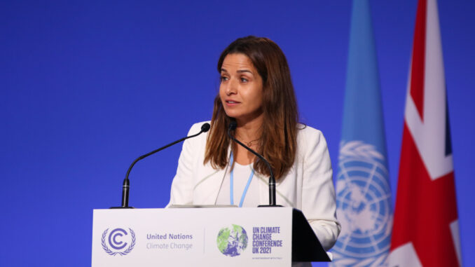 Leila Benali COP26, Leila Benali