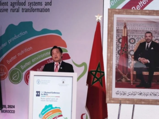 Qu Dongyu au Maroc