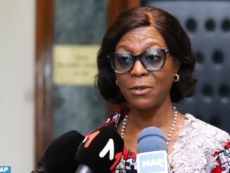la ministre de l’Environnement, du Développement durable et du Bassin du Congo de la République du Congo, Arlette Soudan-Nonault, secrétaire exécutive de la Commission climat du Bassin du Congo (CCBC).