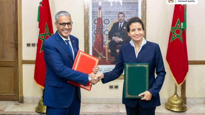 المغرب وموريتانيا يوقعان على مذكرة تفاهم لتطوير الشراكة في قطاعي الكهرباء والطاقات المتجددة المغرب وموريتانيا يوقعان على مذكرة تفاهم لتطوير الشراكة في قطاعي الكهرباء والطاقات المتجددة